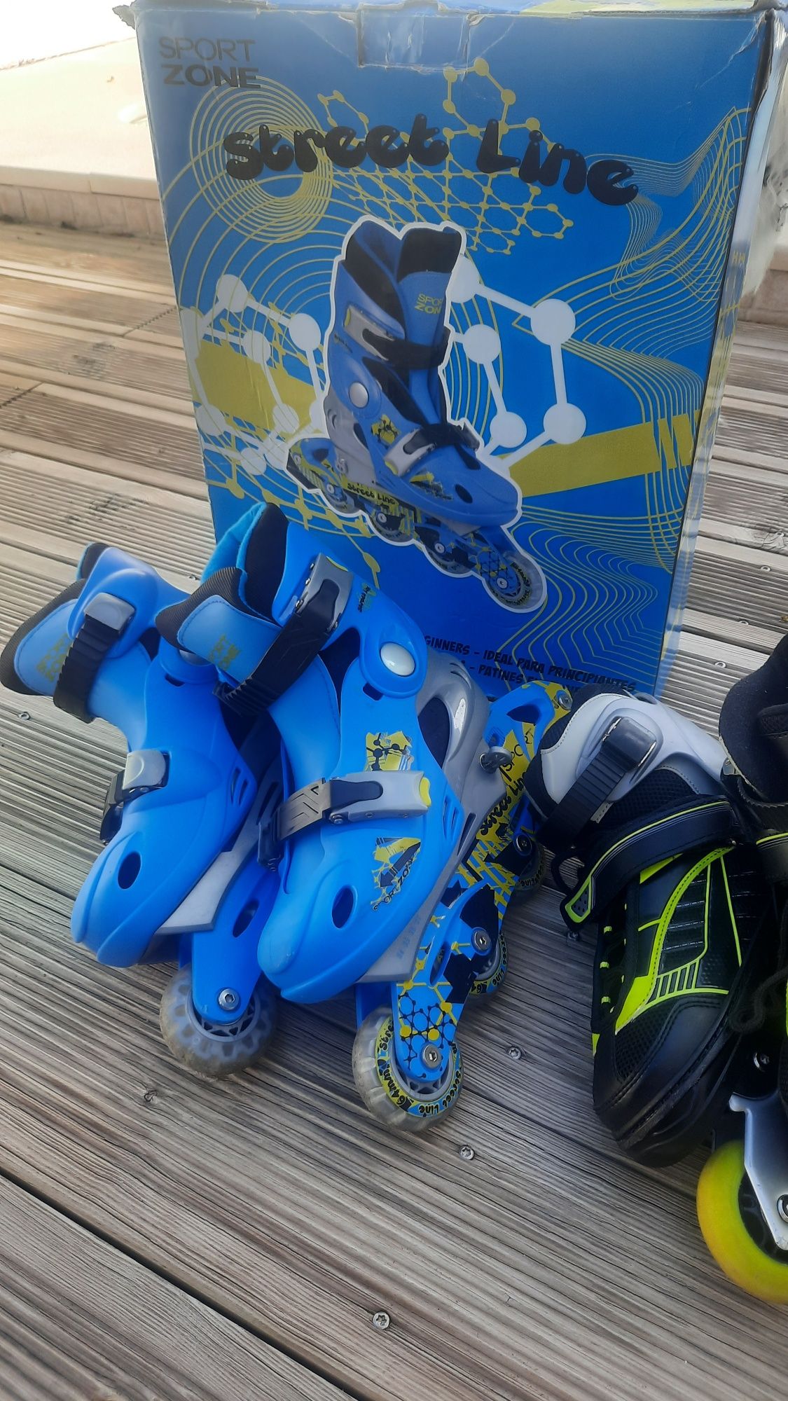Patins em linha - número 34/37