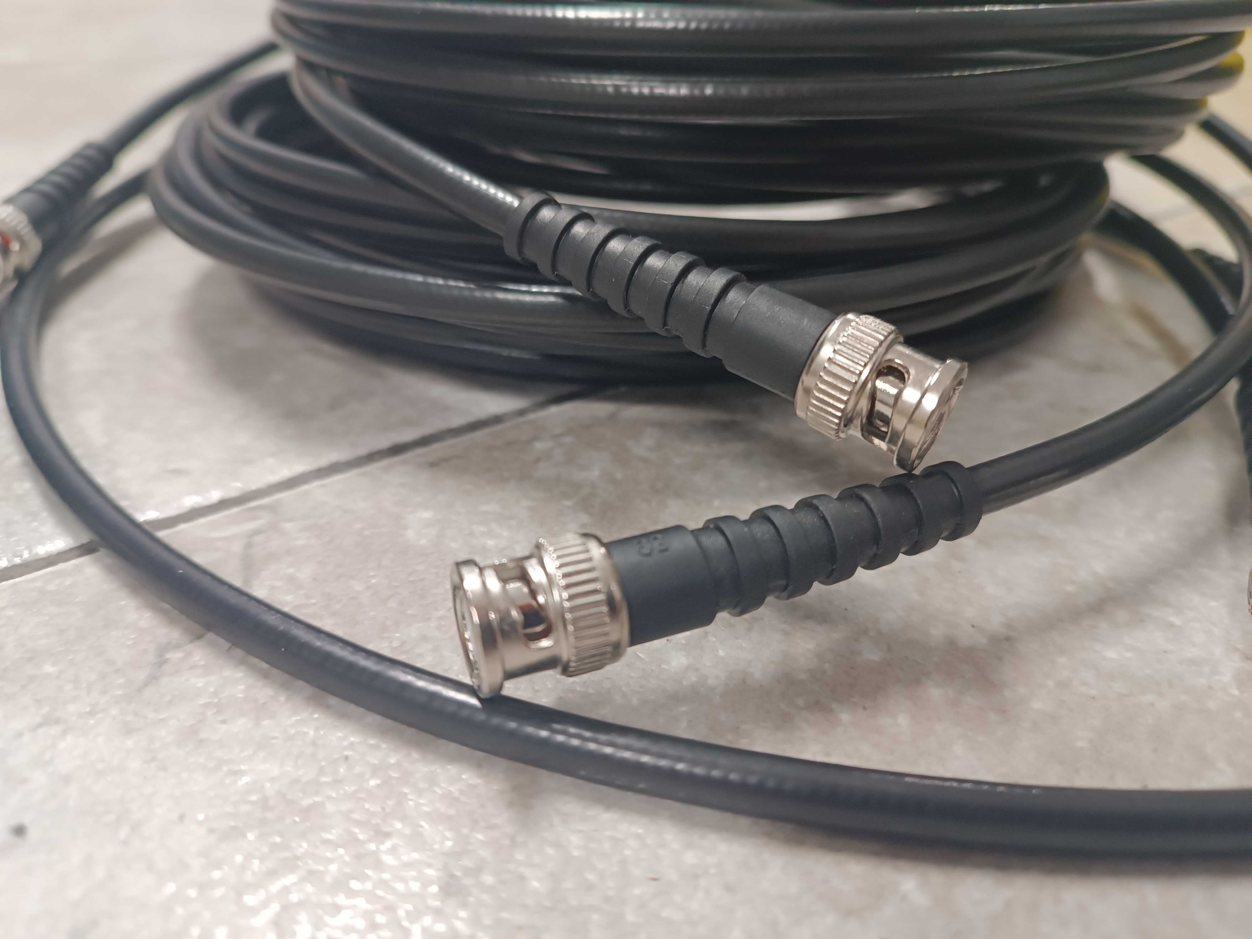 Kabel koncentryczny BNC do systemów shure sennheiser do anten 2x 5m