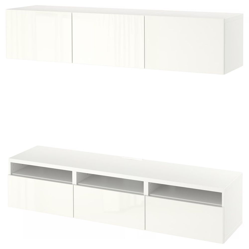 Armário de Televisão, branco, IKEA - Besta