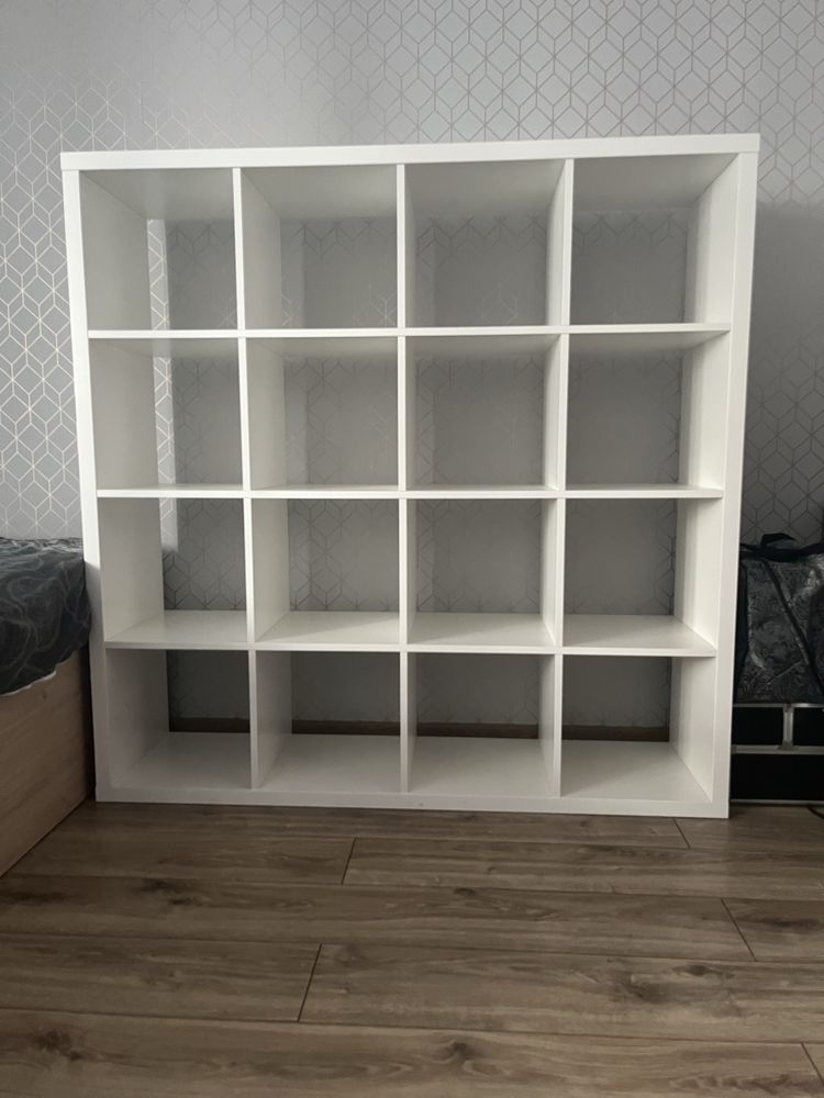 Regał Kallax Ikea 4x4 147x147 cm biały