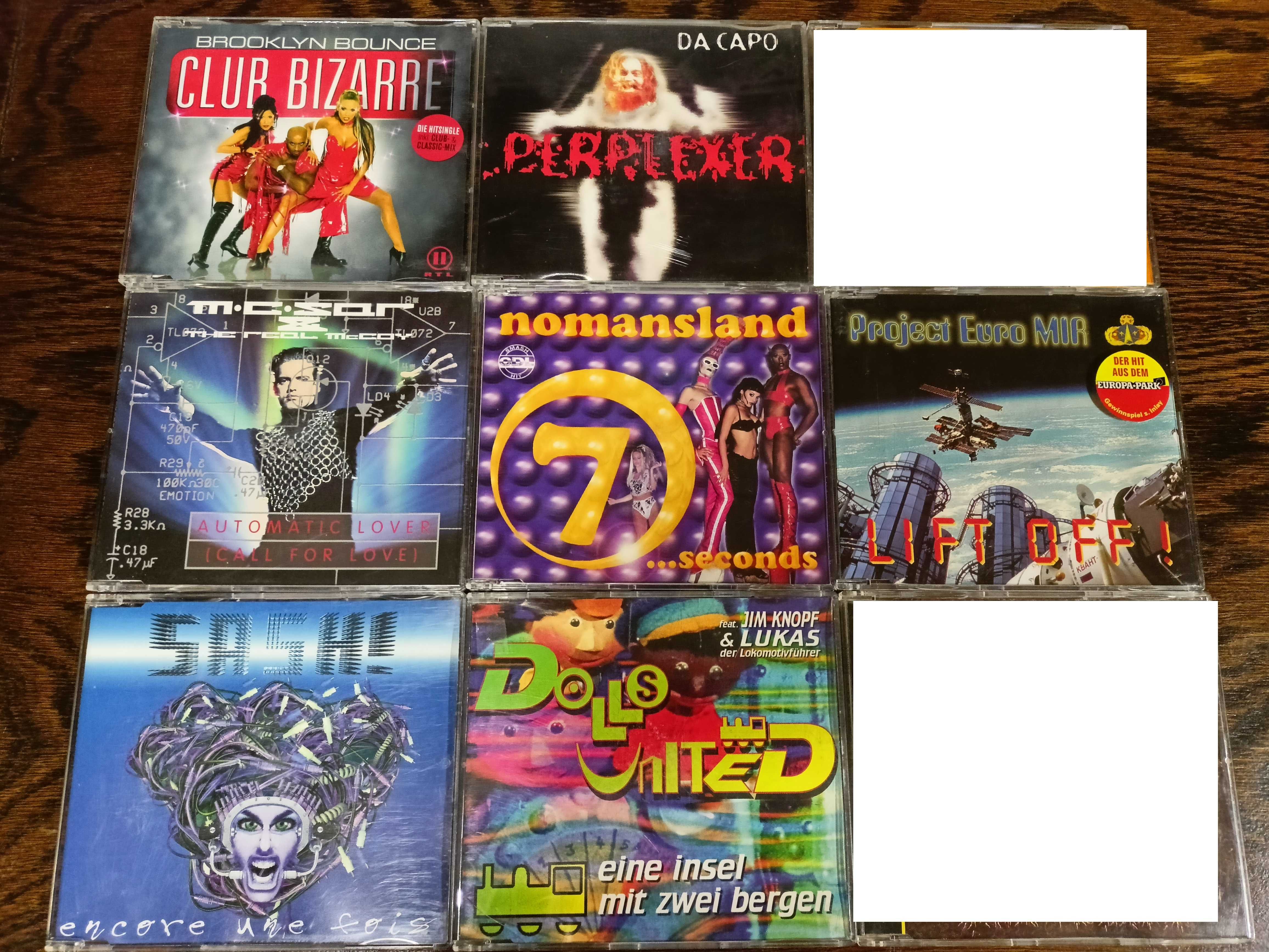 Single, płyty CD mix - dance, pop, techno, rock, reggae, inne