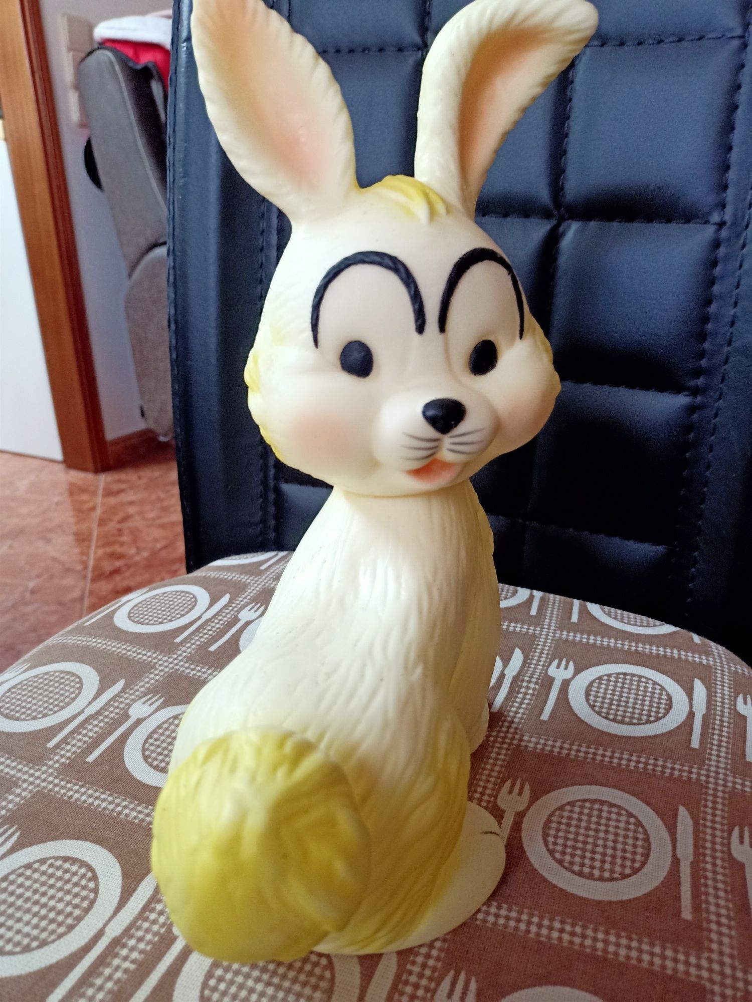 Coleção antiguidades coelho relíquias brinquedos criança casa quarto a