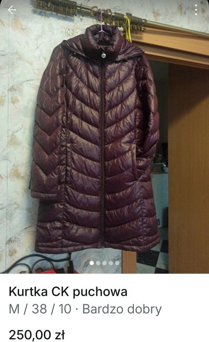 Kurtka CK okazja super kolor