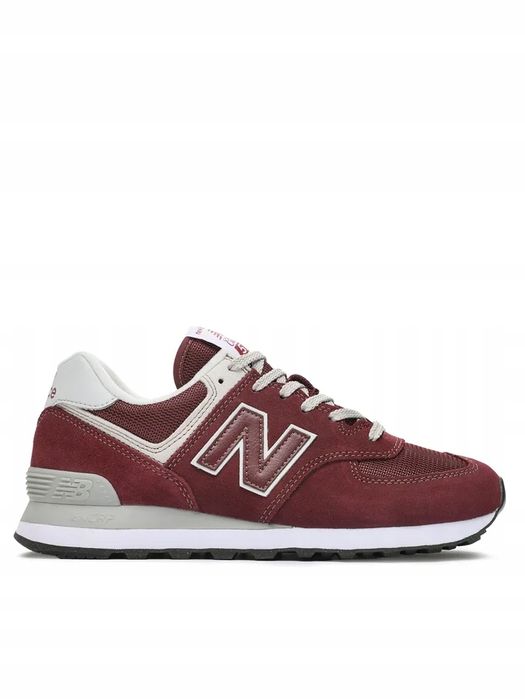 New Balance 42,5 Buty Męskie Ml574Evm Bordowe Sneakersy Skórzane T783
