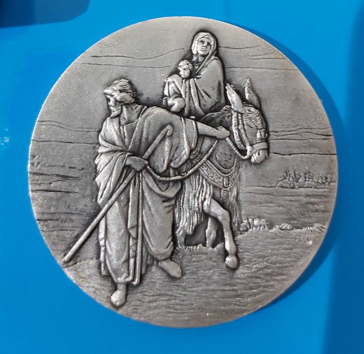 Medalha comemorativa do NATAL Prata-fina