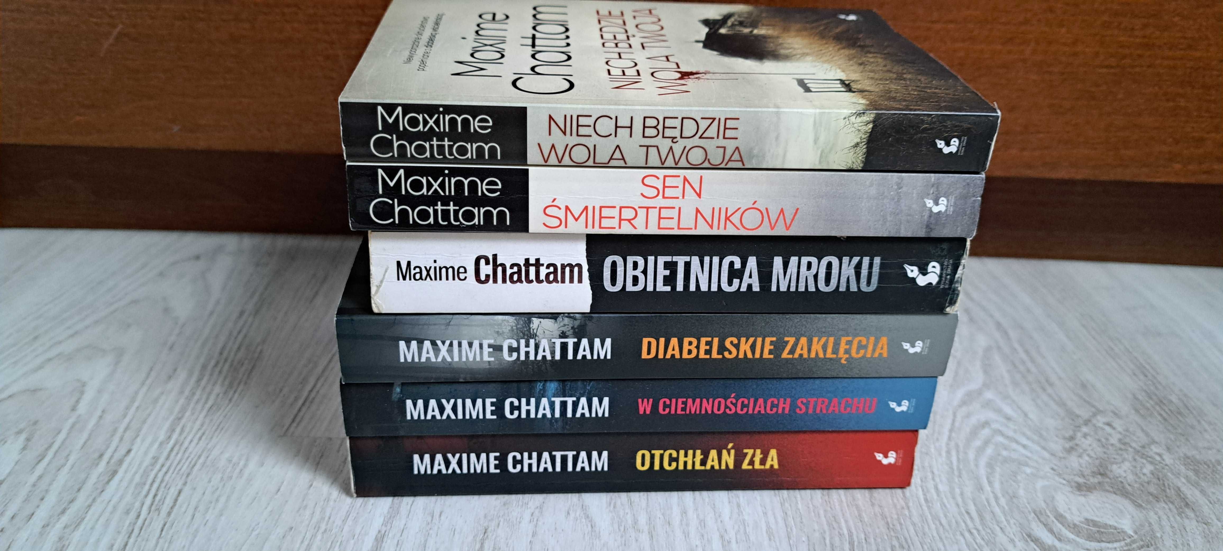 6x Chattam Diabelskie zaklęcia W ciemnościach strachu Otchłań zła Sen