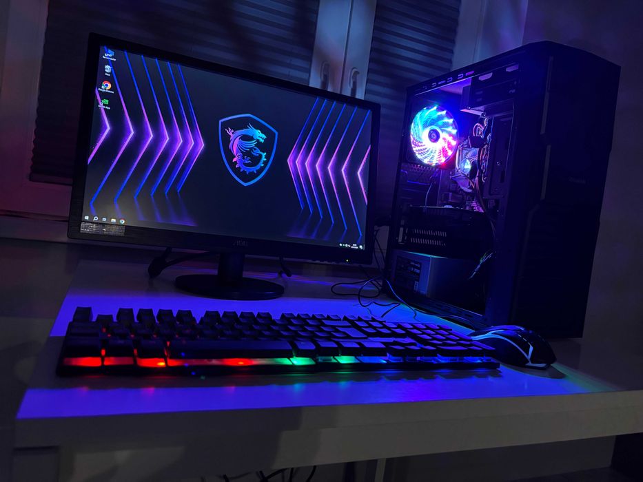 Zestaw Do Gier i5 4x3.4Ghz/GTX750-2GB/Ram-8GB/SSD/Monitor 22