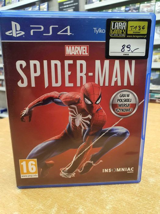 Spider Man PL PS4 Skup/Sprzedaż/Wymiana Gier Lara Games