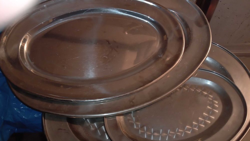 Półmiski okrągłe stal nierdzewna 18/8 owalne inox stainless