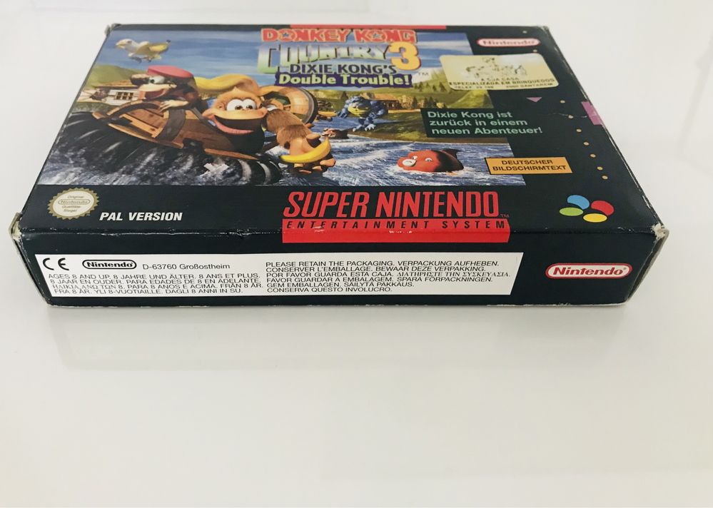 Donkey Kong Country 3 Dixie Kong’s Double Trouble! Super Nintendo Snes