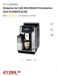 Maquina de cafe DELONGHI Primadonna Soul