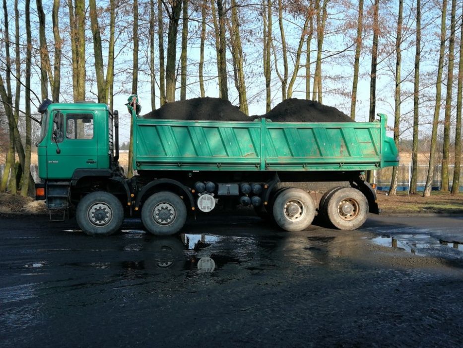 Usługi transportowe . Żwir piasek ziemia. pospółka kruszywo.