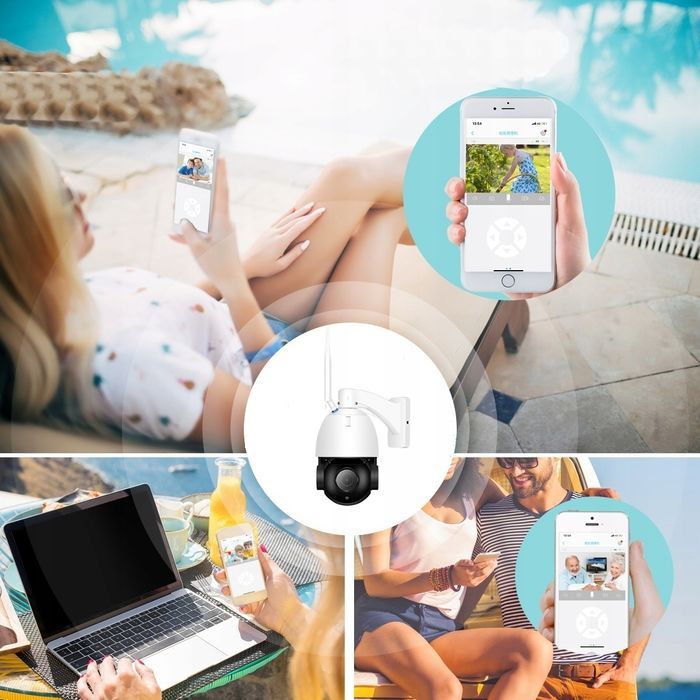 Kamera Obrotowa Zewnętrzna IP Wifi 30X Zoom Sony FULL HD