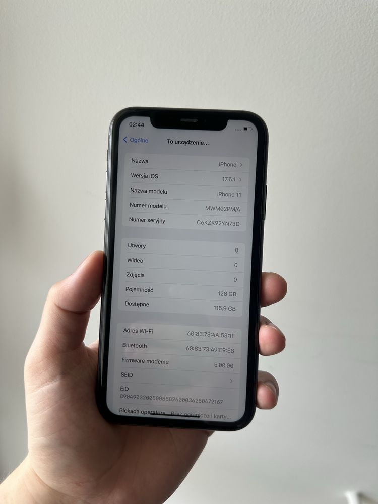 Iphone 11, 128 gb Black.