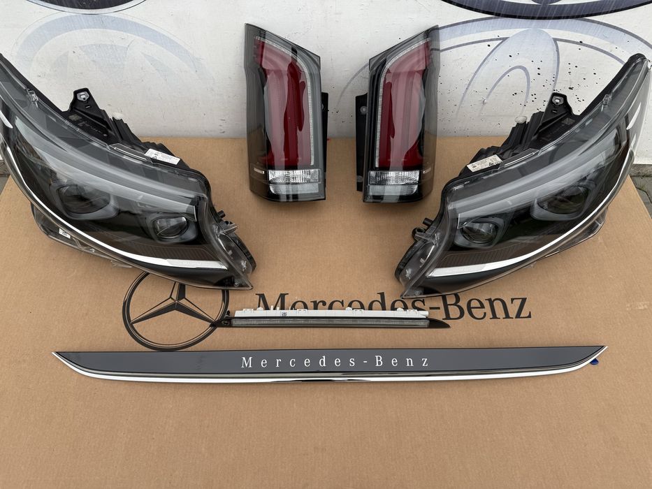 Фара стоп ліхтар фонарь молдинг рестайл Вито Віто Ве-клас Vito V-class