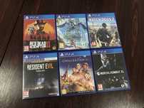 Игры диски PlayStation 4 Horizon Firbidden RDR2 Resident Civilization