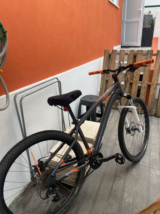 Rockrider st 120 com travões shimano mt200