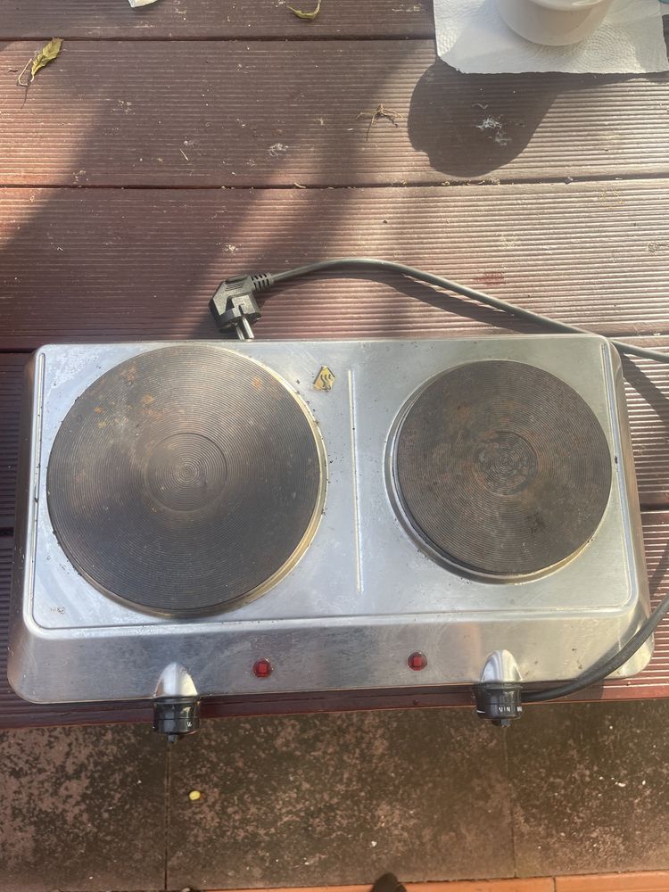 Placa electrica de 2 bicos