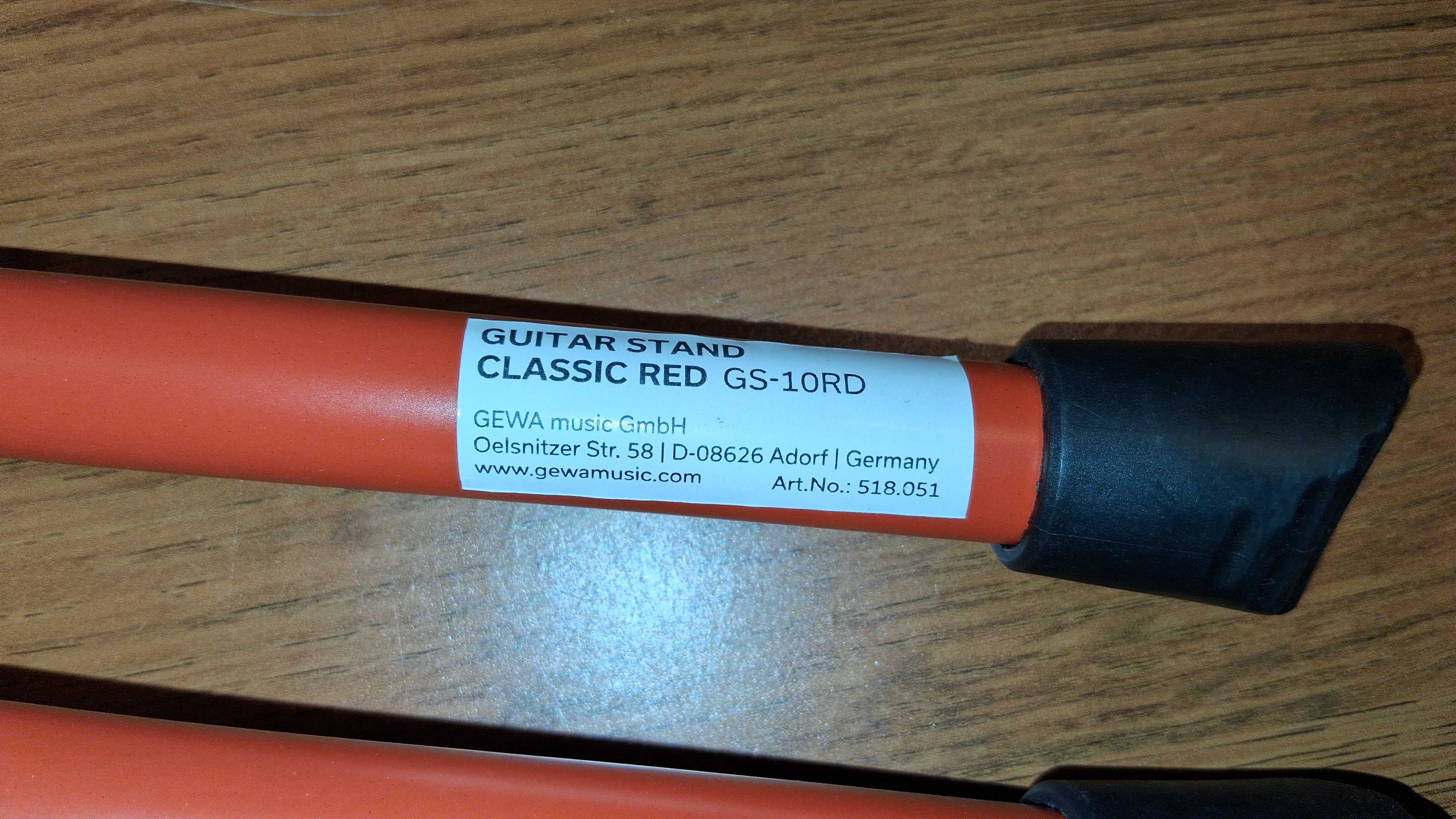 Statyw Gitarowy GEWA GS-10RD Classic Red