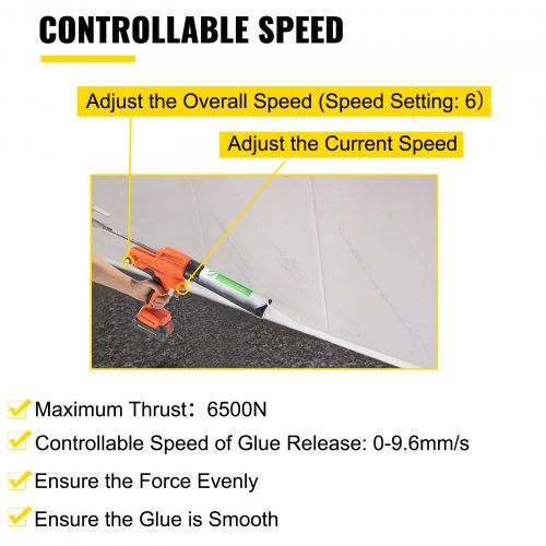 Pistola de calafetagem de salsicha , pistola de silicone 6500N, pistol