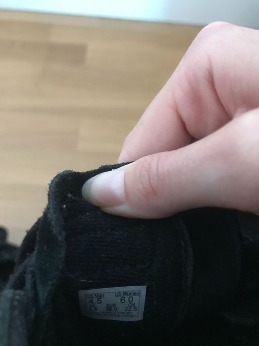 Trampki vans czarne 36