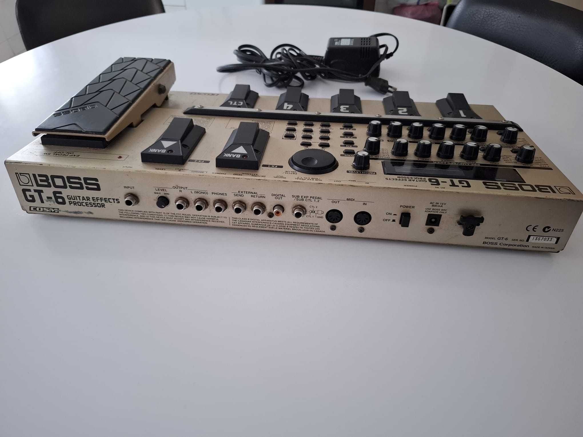Processador Guitar Effects Boss GT-6