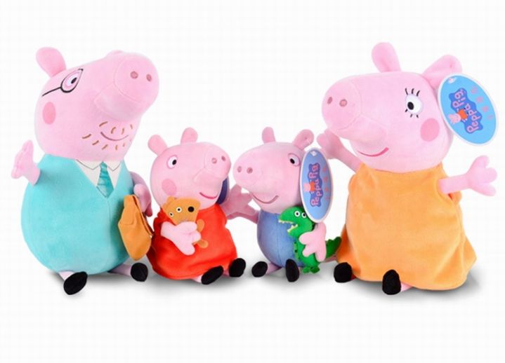 Игрушка Свинка Пеппа/Джордж 30см Peppa мама плюшевая семья/папа свин