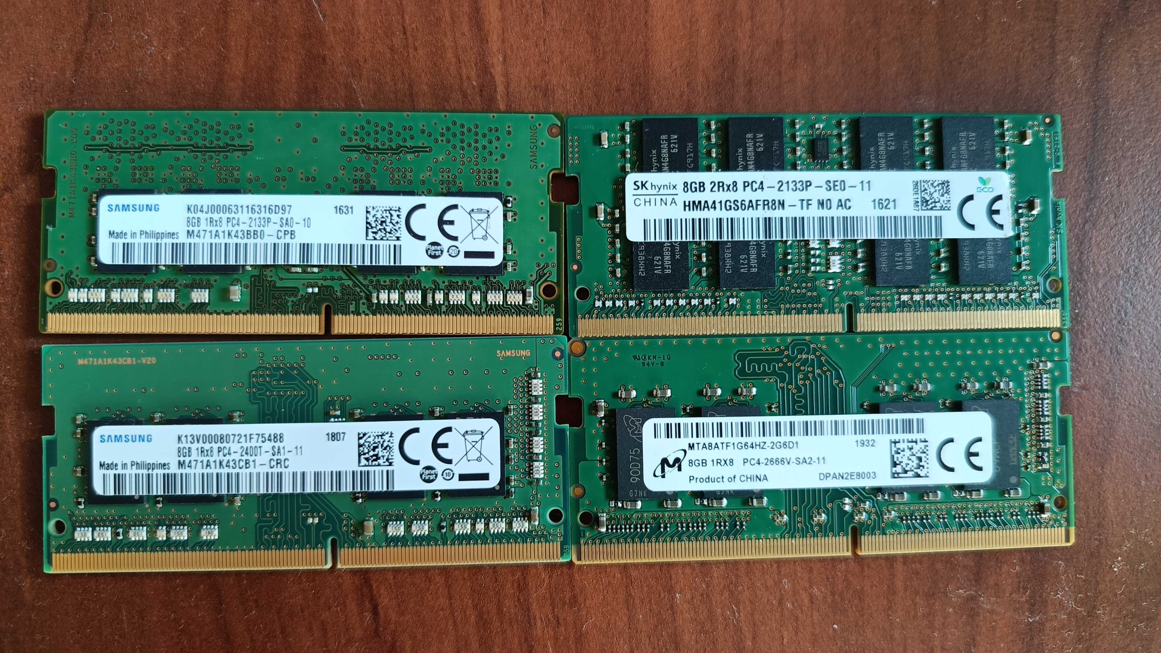 DDR4 sodimm 8Gb  1.2v
