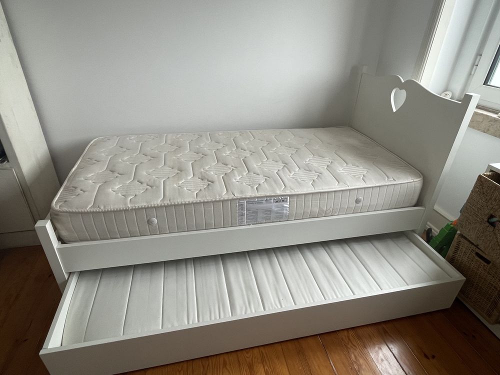 Cama com gavetao Homes in Heaven com 2 colchoes