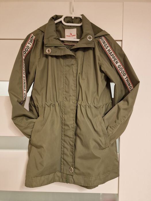 Kurtka przejściowa 5 10 15 dziewczęca płaszczyk 134  JAK NOWA