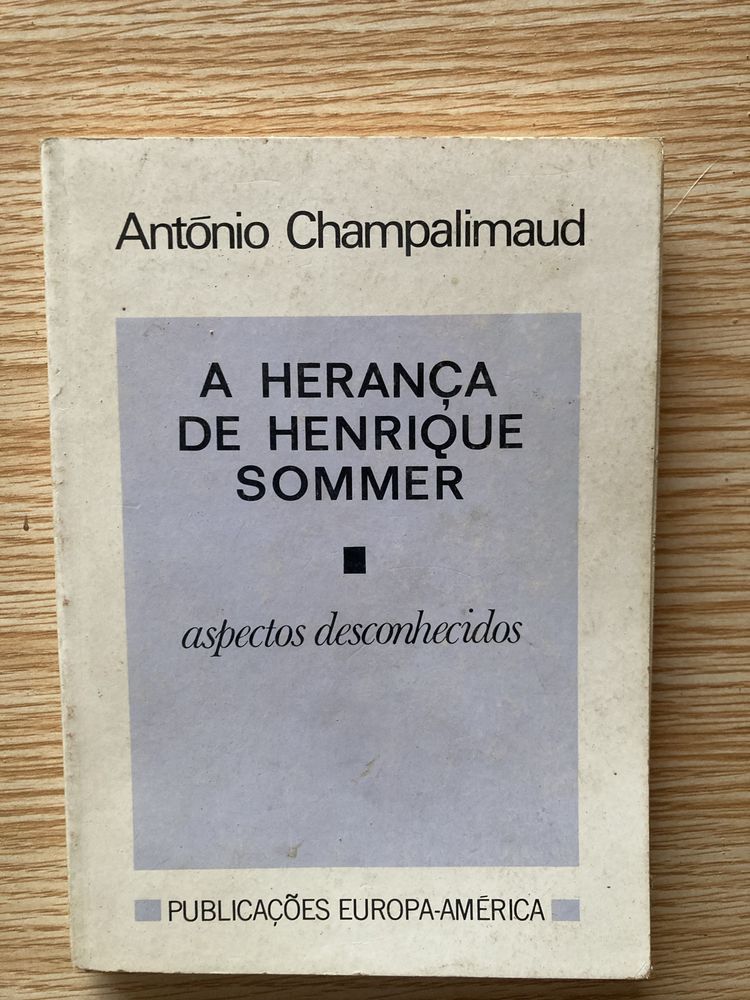 Livro “A Herança de Henrique Sommer”
