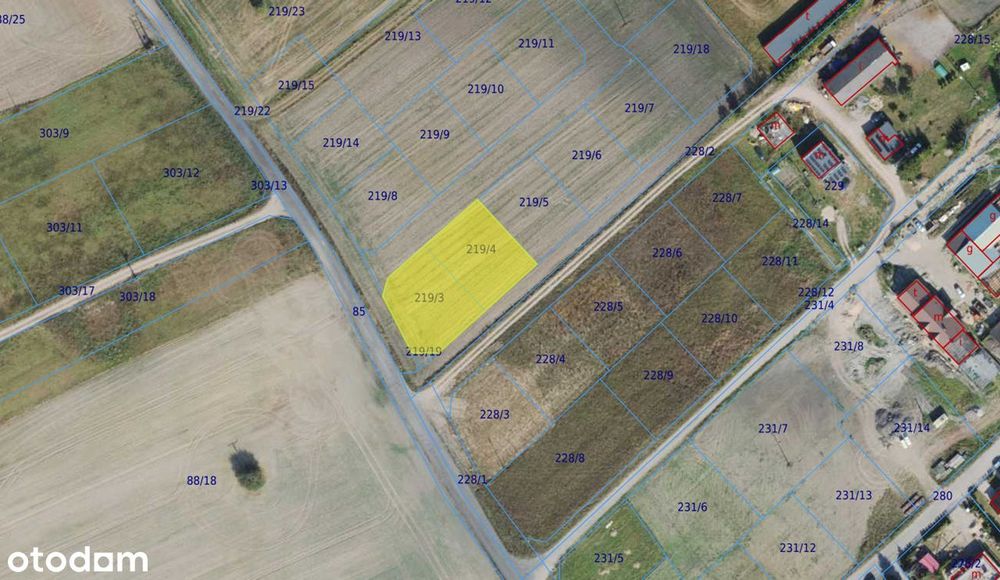 Działka budowlana przy ul. Jeżynowej pod dom jednorodzinny lub usługi