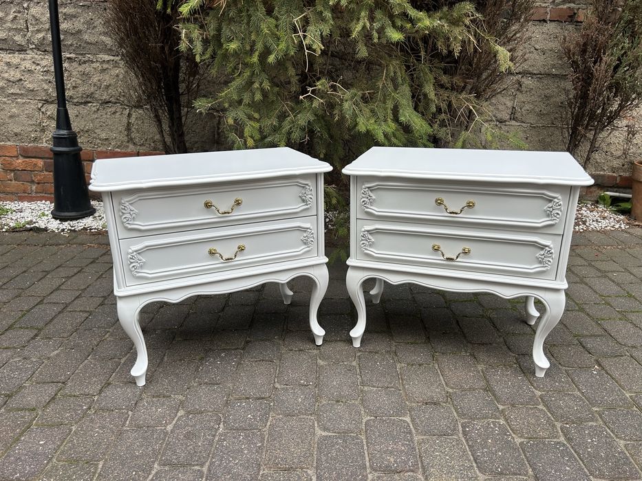 Stoliki Nocne Ludwikowskie Ludwik Szafki Nocne Komoda Po Renowacji