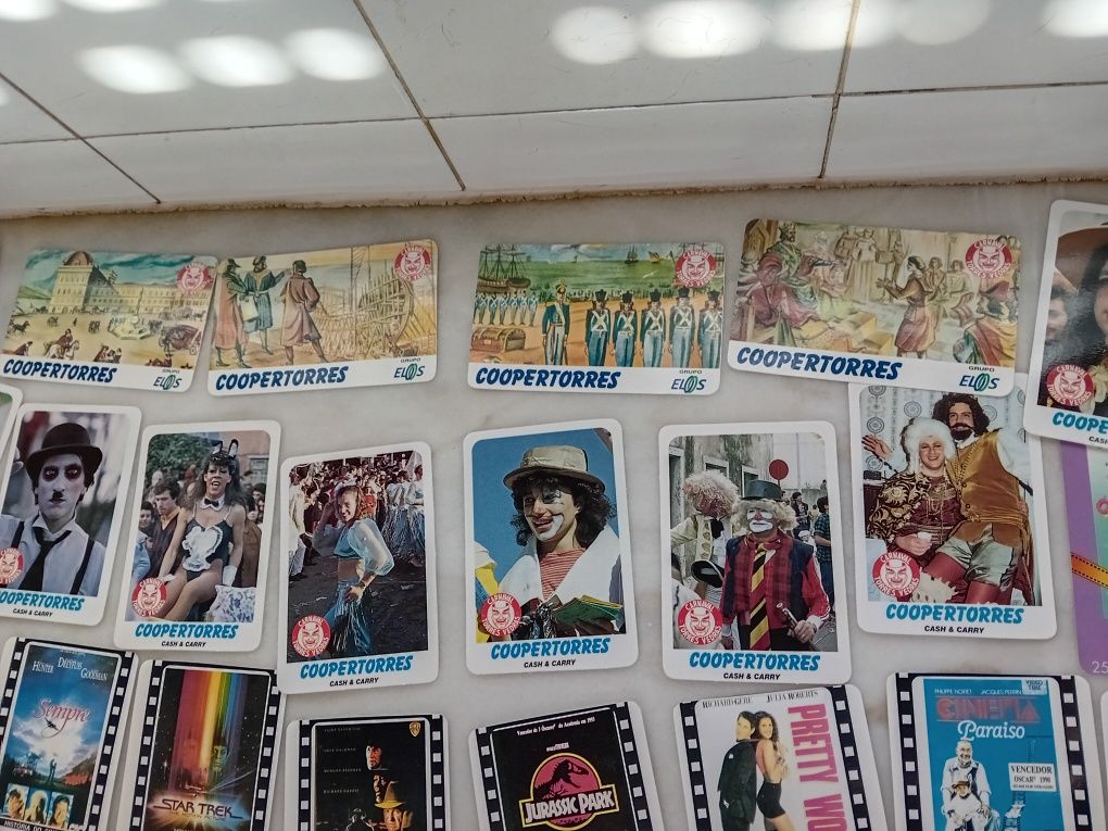 Conjunto de 65 Calendários de Bolso Antigos  Carnaval Torres Vedras
