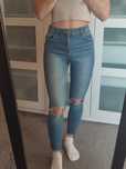 Dopasowane jeansy