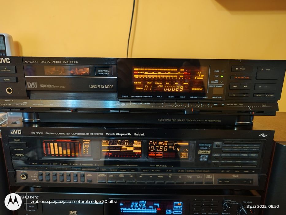 Magnetofon DAT JVC xd z1100 plus pilot zamiennik