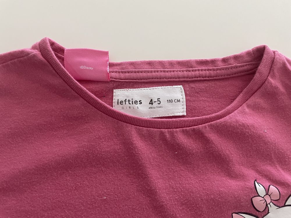 Tshirt gatinha 4-5 anos Lefties