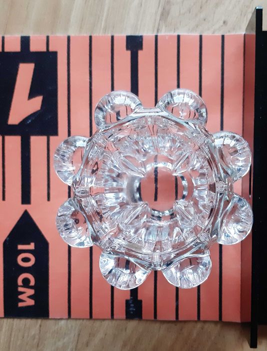 Świecznik szklany kryształowy Radiant Drost Ząbkowice