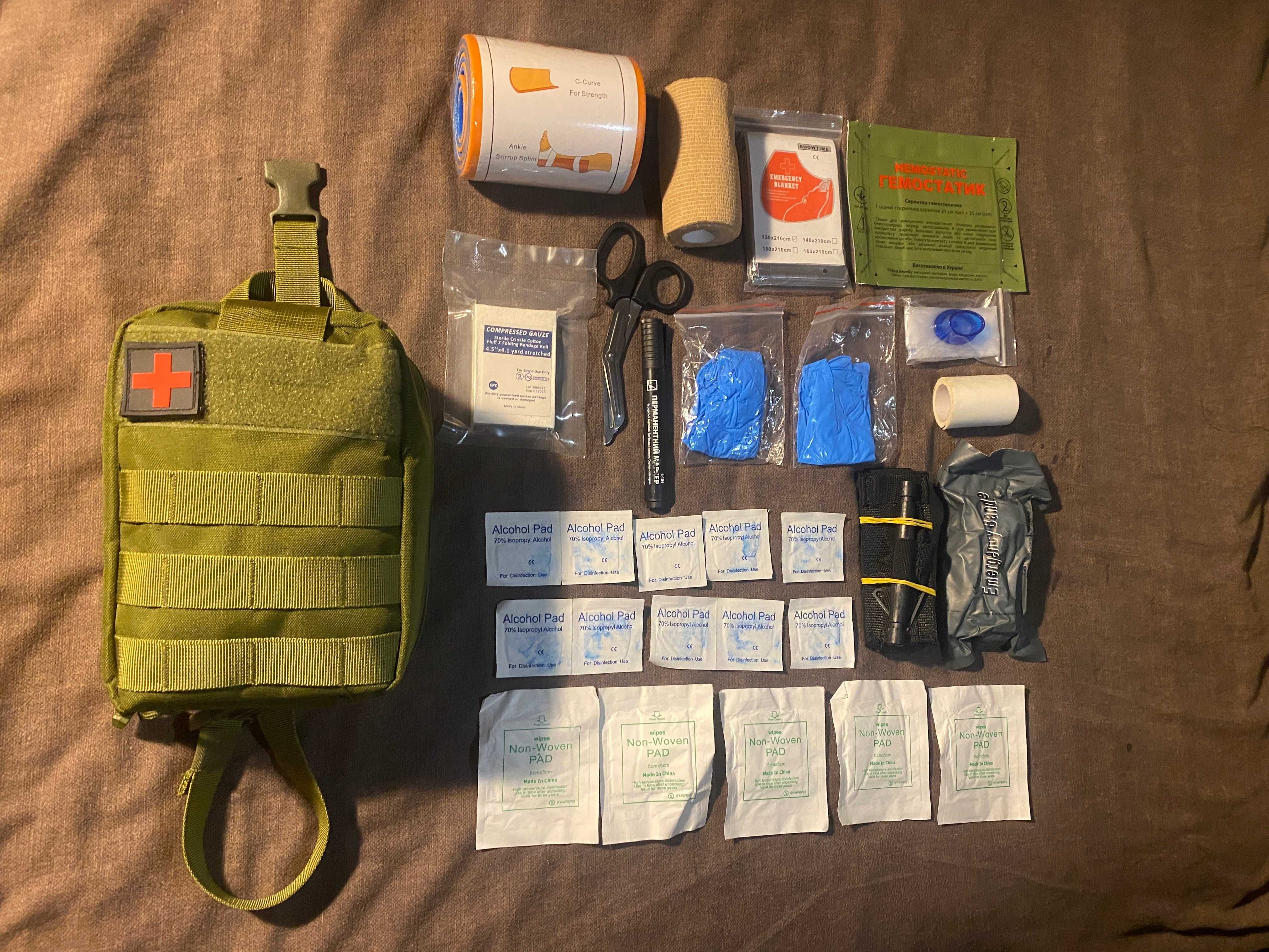 Медицинская аптечка тактическая боевая/IFAK/individual First Aid Kit
