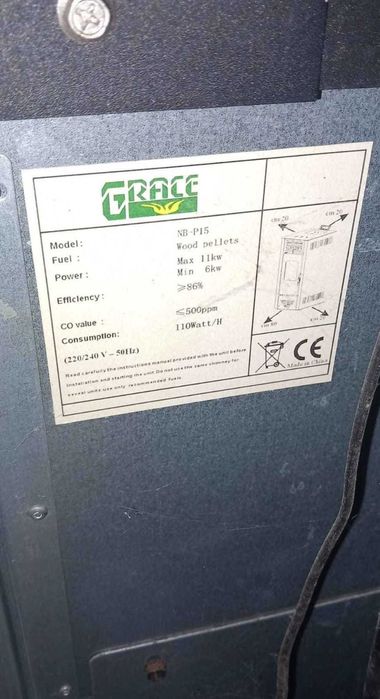 Salamandra a peletes