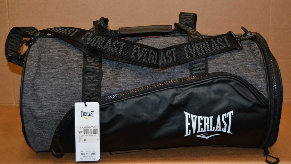 Сумка спортивна Everlast Barel Grey