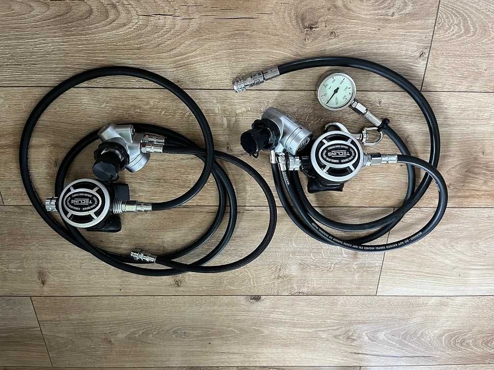 Zestaw automatów nurkowych Tecline V2 ICE do twinsetu