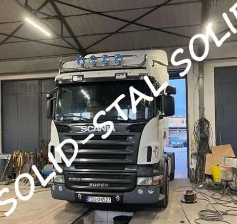 Orurowanie GÓRNE ze stali nierdzewnej Scania R P Średnia i Wysoka kab.