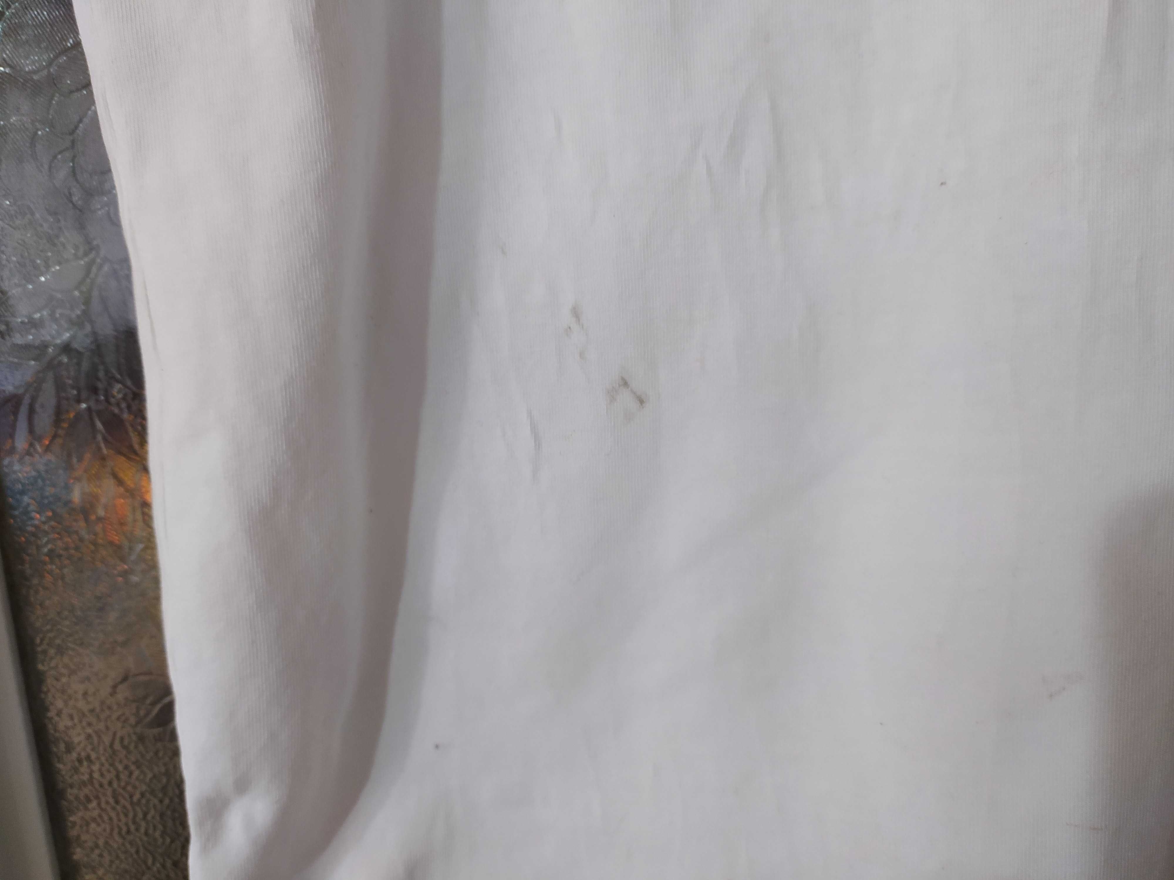 Koszulka używana damska Hugo Boss biała rozmiar M z wadą