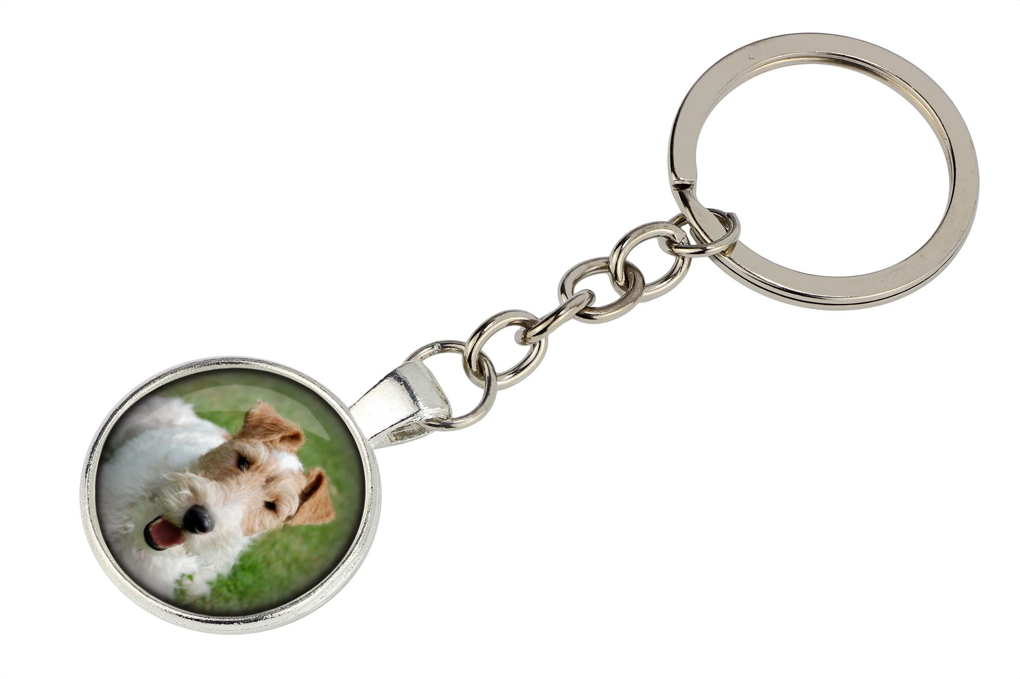Foksterier szorstkowłosy brelok ze zdjęciem Art-Dog