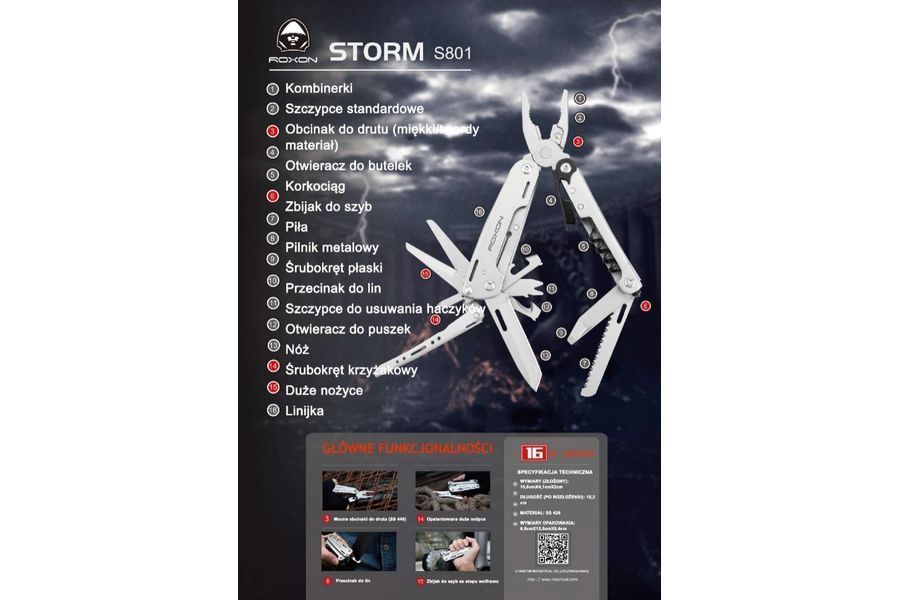 Multitool Roxon Storm S801S (CM1334)