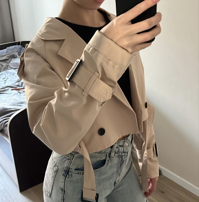 Тренч укорочений XS!!