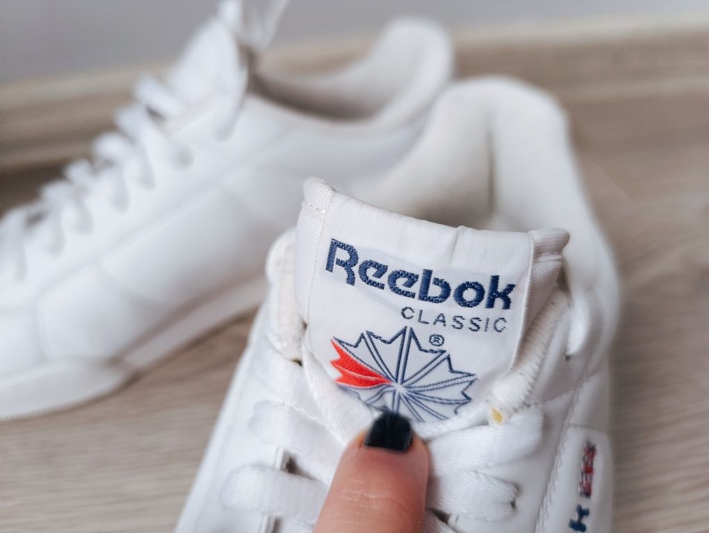 Białe buty, adidasy, Reebok, Reebok Classic
