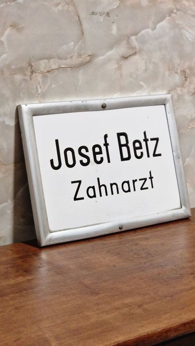 Stara Tablica Emaliowana w ramie / 40 x 30 _ reklama