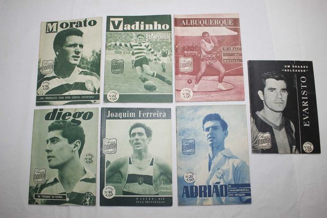 Revistas Idolos Desporto - 60s - Futebol e outros desportos